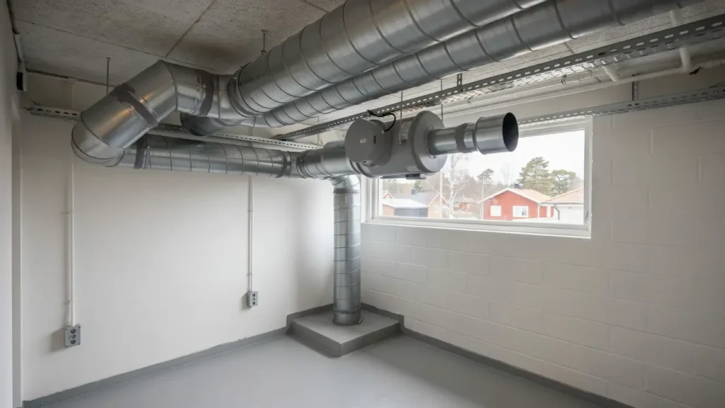 byte av ventilationskanaler och franluftsflakt i soderhamn